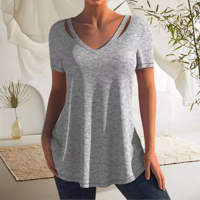 European and American new short-sleeved tops
