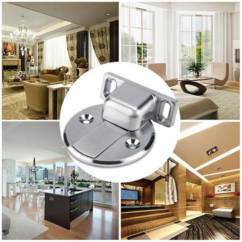 Usynlig Magnetisk Dørstopper i Rustfrit Stål