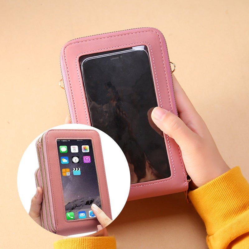 Berørbar multifunktionel skulder håndtaske