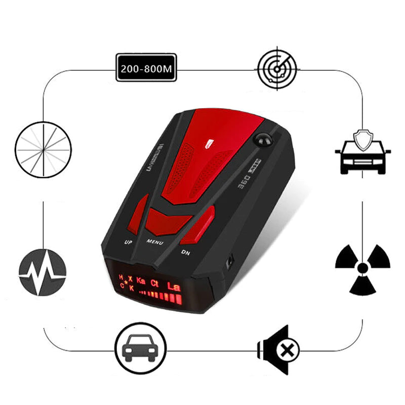 Hastighedsdetektor til køretøjer