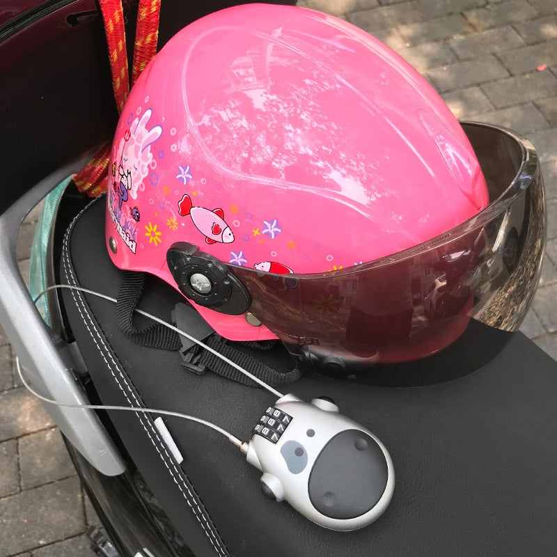 Tyverisikret teleskopisk kabellås