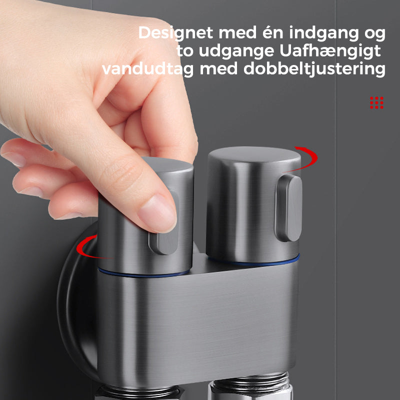 Dobbeltjusteret minibrusersystem