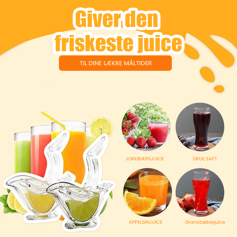 Gennemsigtig manuel juicepresser
