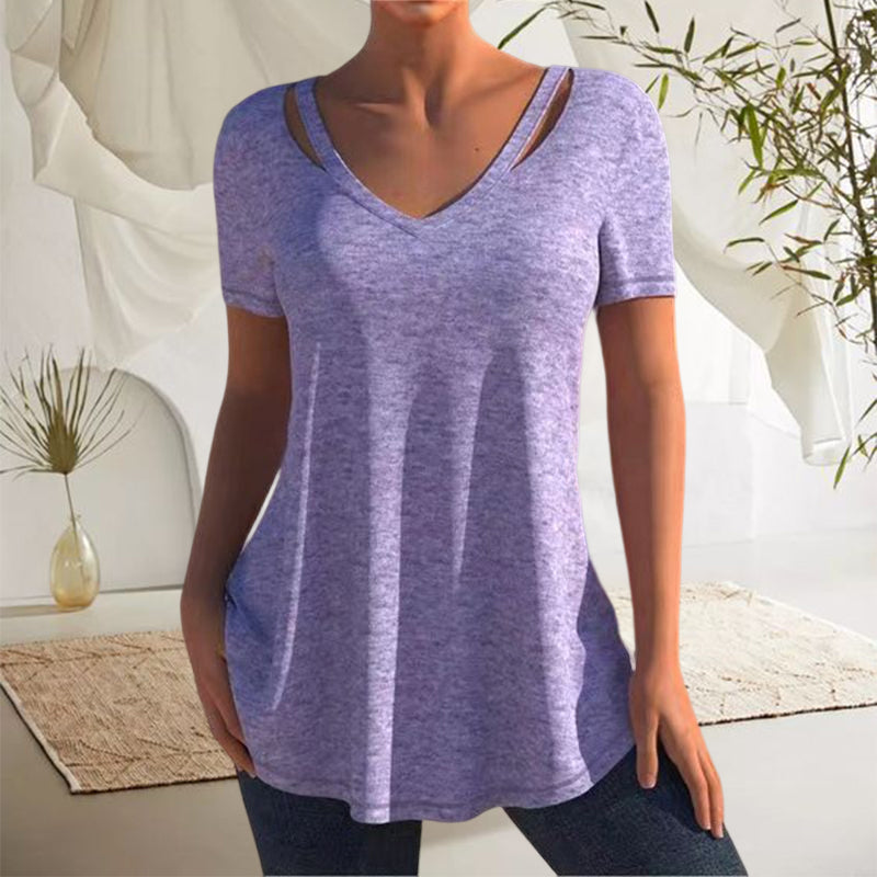 European and American new short-sleeved tops