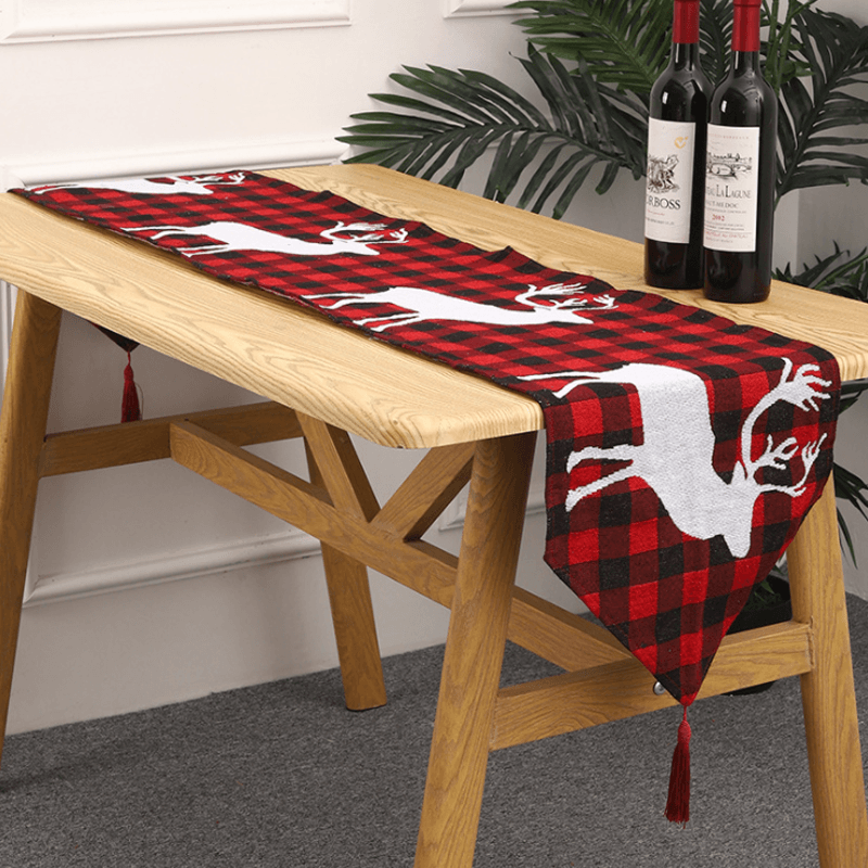 Håndlavet juledug dekoration