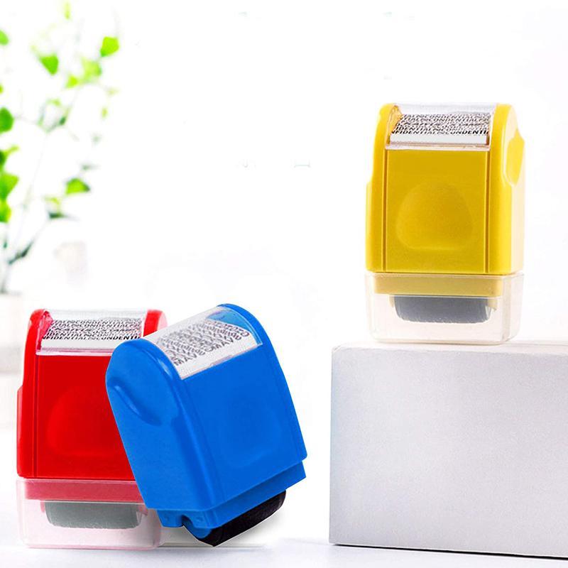 Rullestempel til beskyttelse af personlige oplysninger