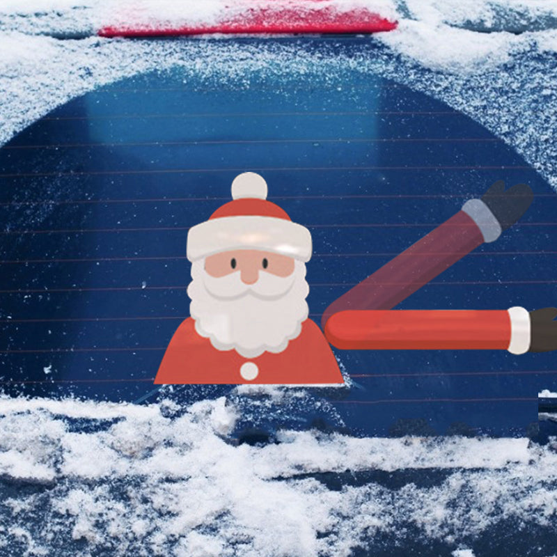 Juleklistermærker til vinduesviskere