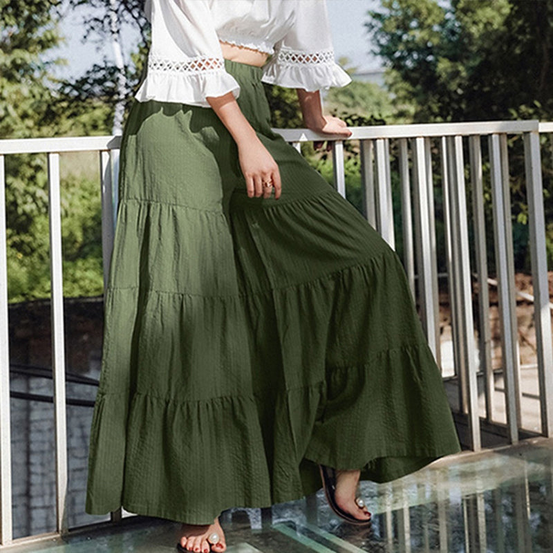 Monochrome retro beach pants