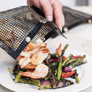 Genanvendelige non-stick BBQ Mesh Grill tasker