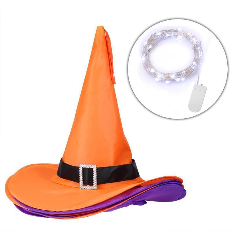 Halloween dekorationer heks hat