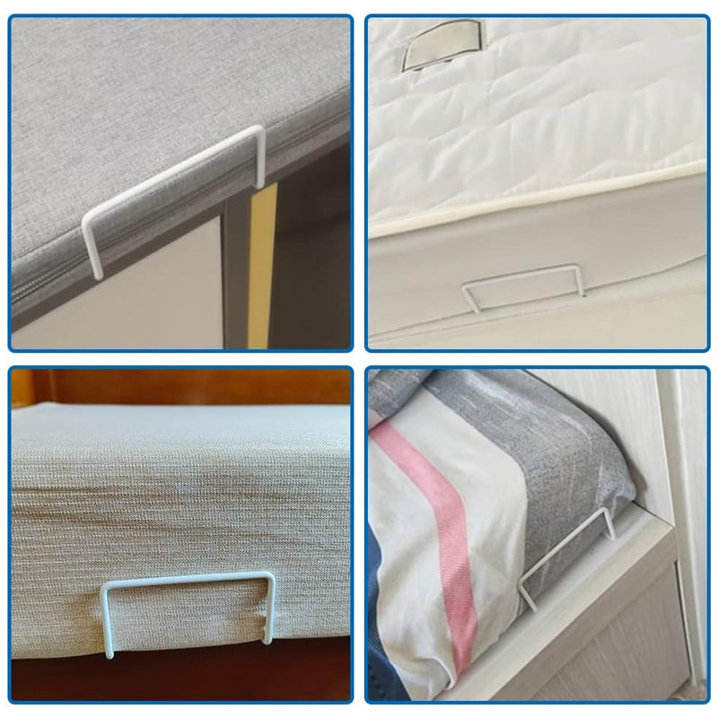 Skridsikre fastgørelsesbøjler til madras