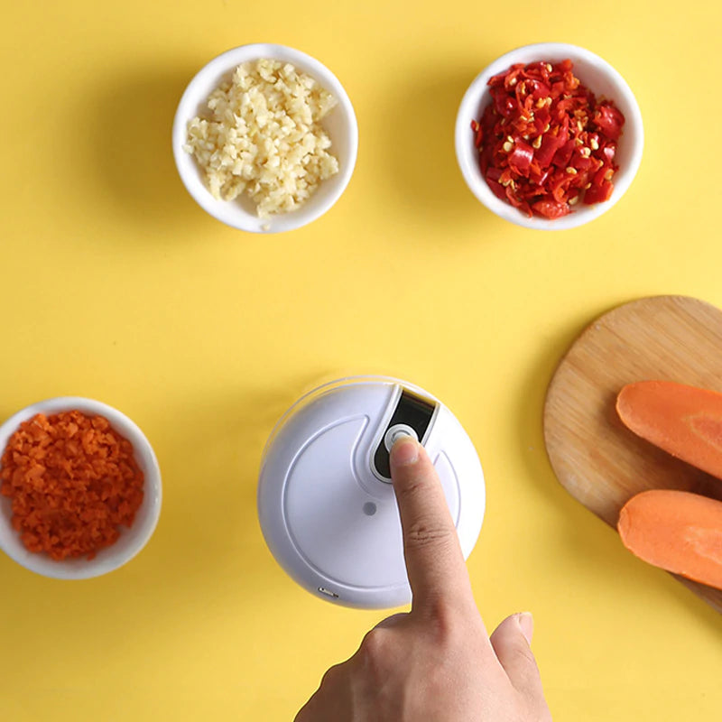 Praktisk mini foodprocessor