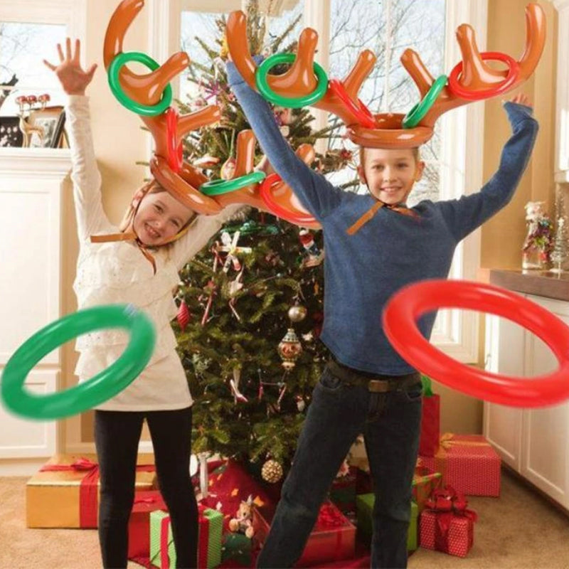 Ringkast efter rensdyrets gevir julespil