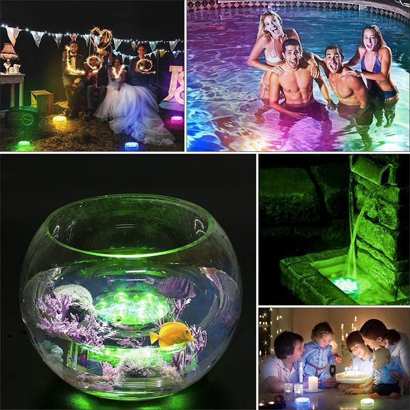 Dykbar LED pool lys