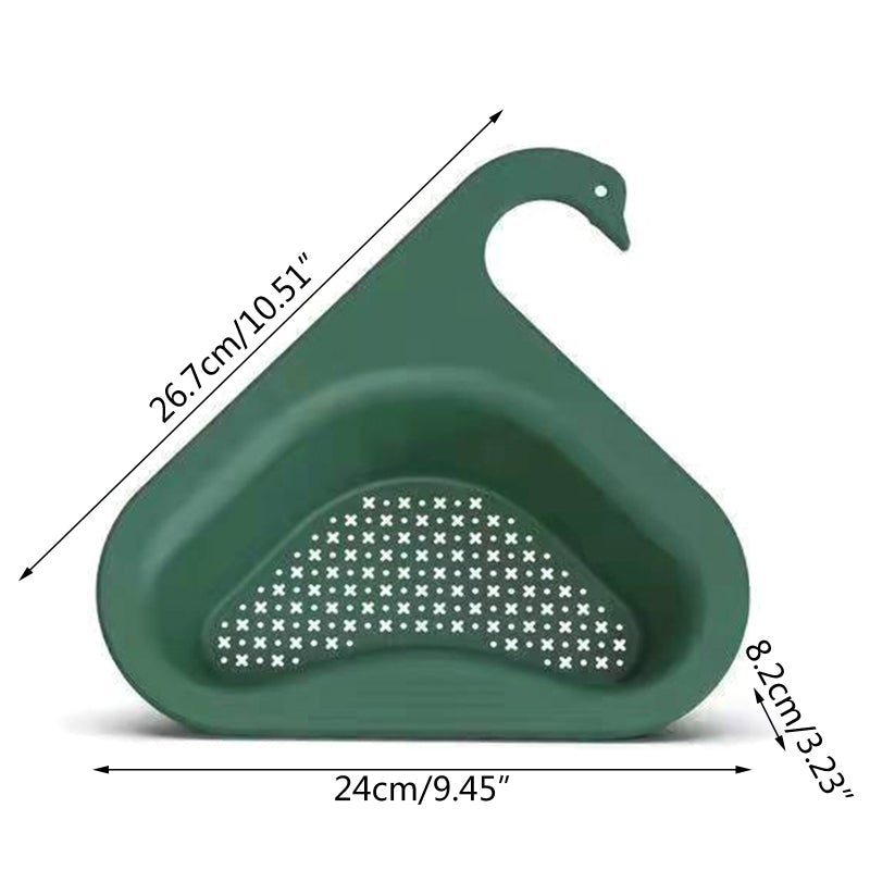 Trekantet hjørne køkken afløb kurv