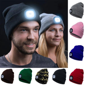 LED strikket vintermåtte