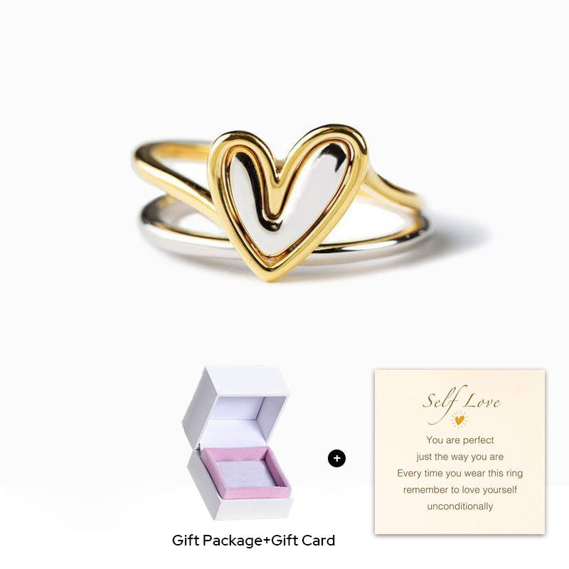 Til mit barnebarn todelt ring i forskudt form