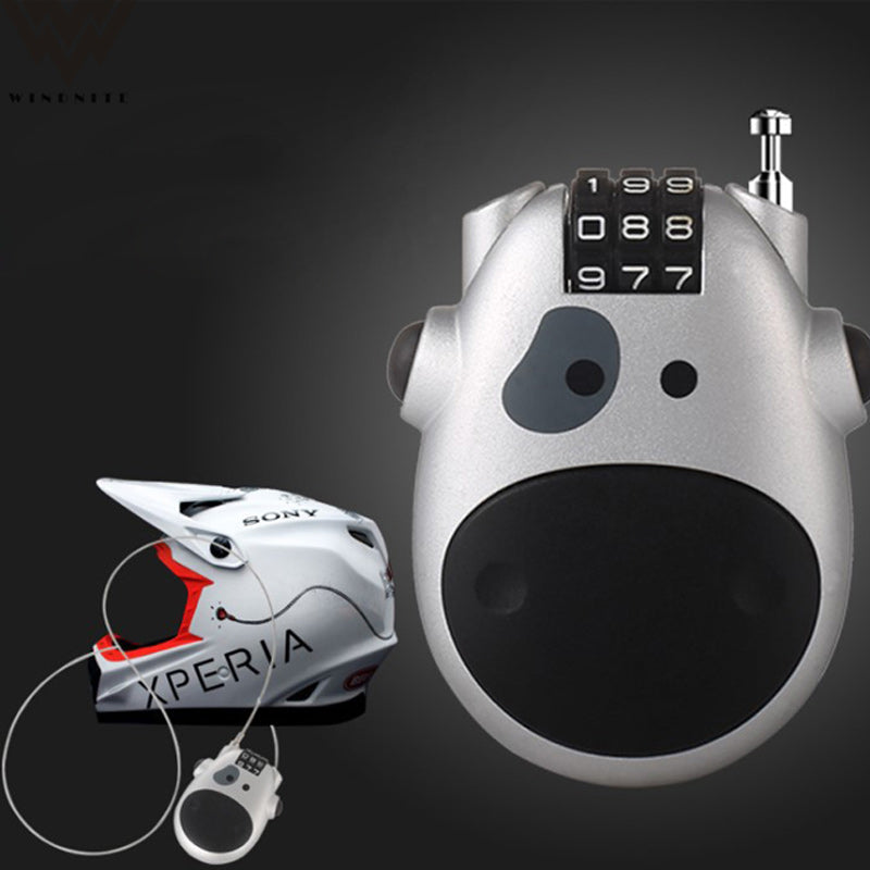 Tyverisikret teleskopisk kabellås