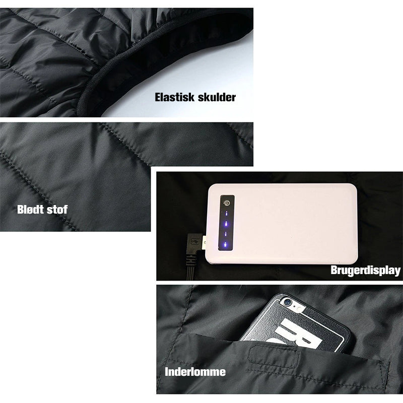 Hurtigtvarmende vest
