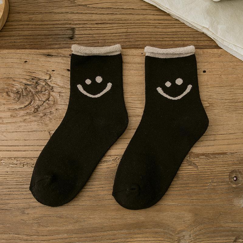 Skønne smiley sokker