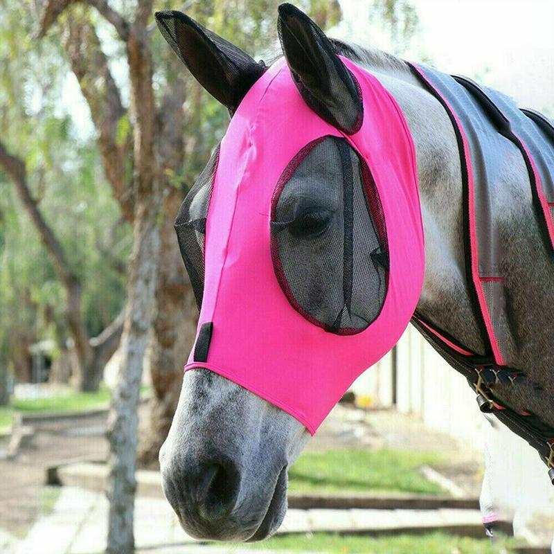 Maske til heste Anti-fly Mesh