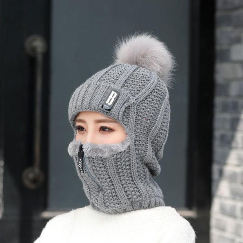 Vinter Siamese vindtæt hat