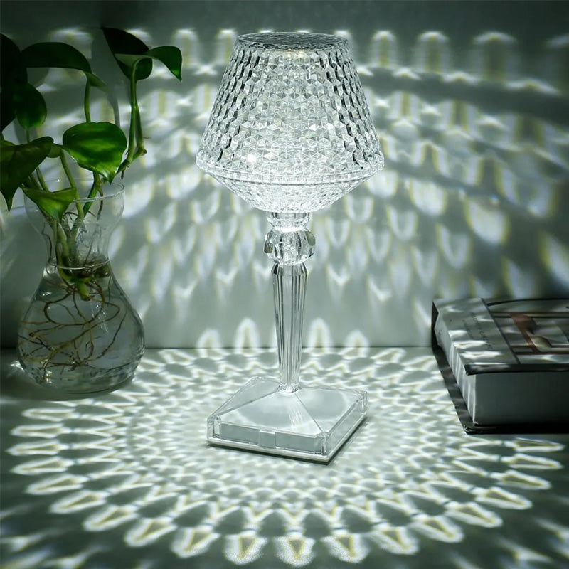 Krystalbordlampe