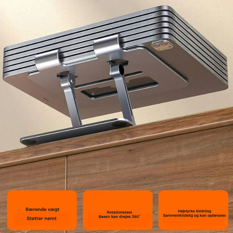 Aluminum alloy rotating laptop mount