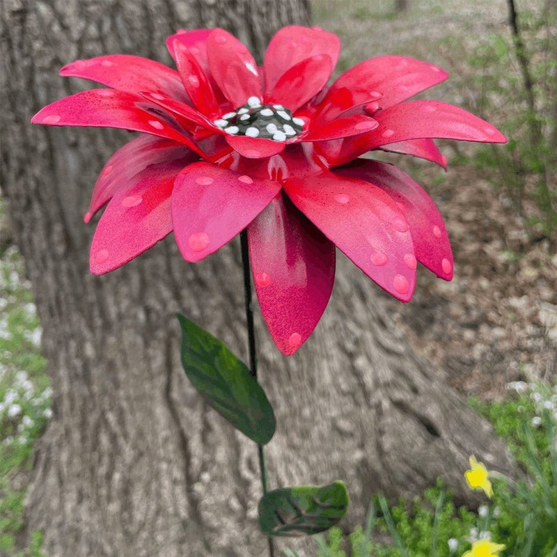 Blomsterhavedekoration i metal