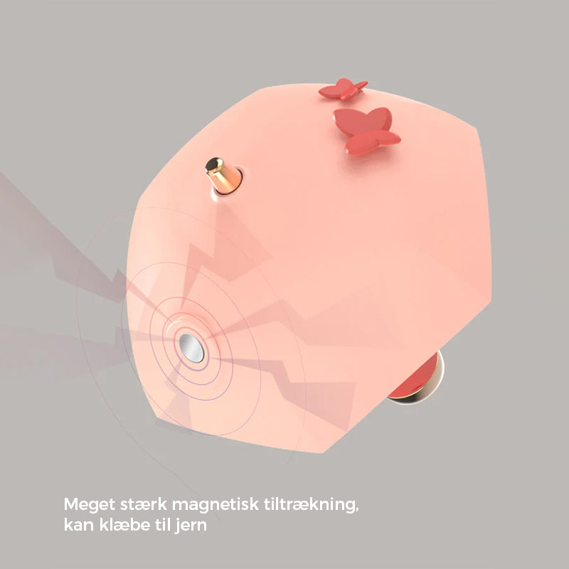 Mini paraplyformet natlampe med USB genopladeligt batteri