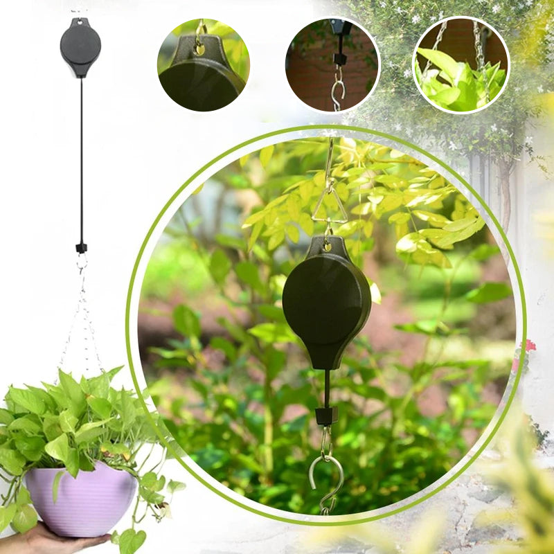Retractable Hook for Garden Baskets, Pots & Birds Feeder💥the 2nd, -50%💥