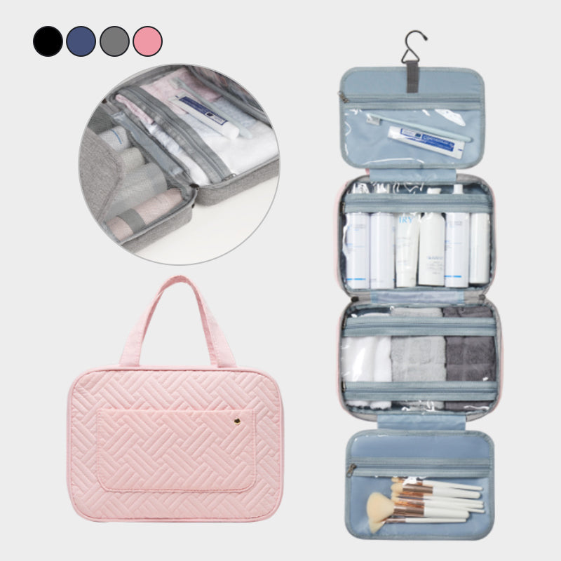 Perfect For Traveling - Toiletry Bag For Women With Hanging Hook