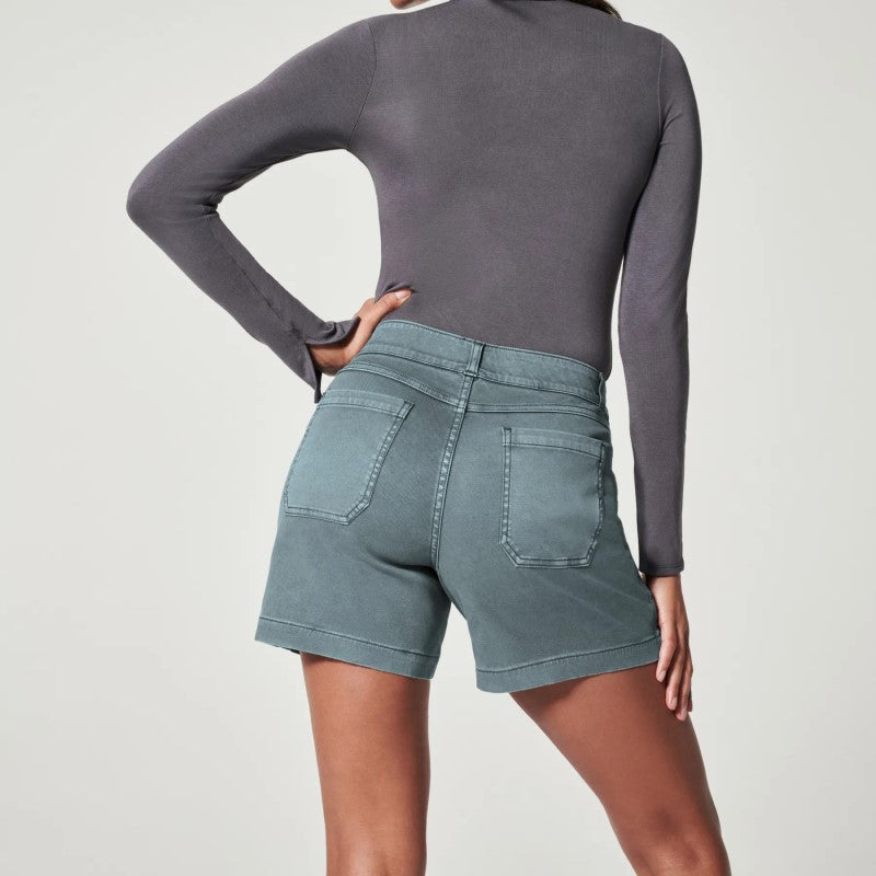 Strækbare twillshorts (Dame)