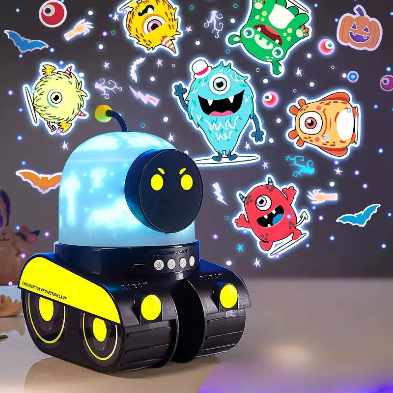 Robot stjerneprojektor lampe