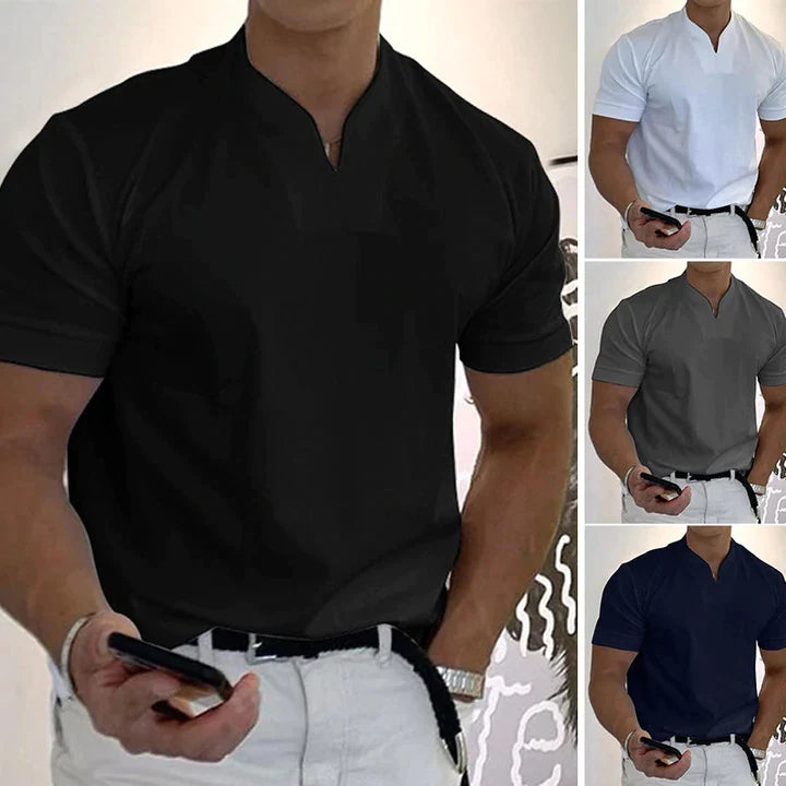 Kortærmet fitness T-shirt med korte ærmer