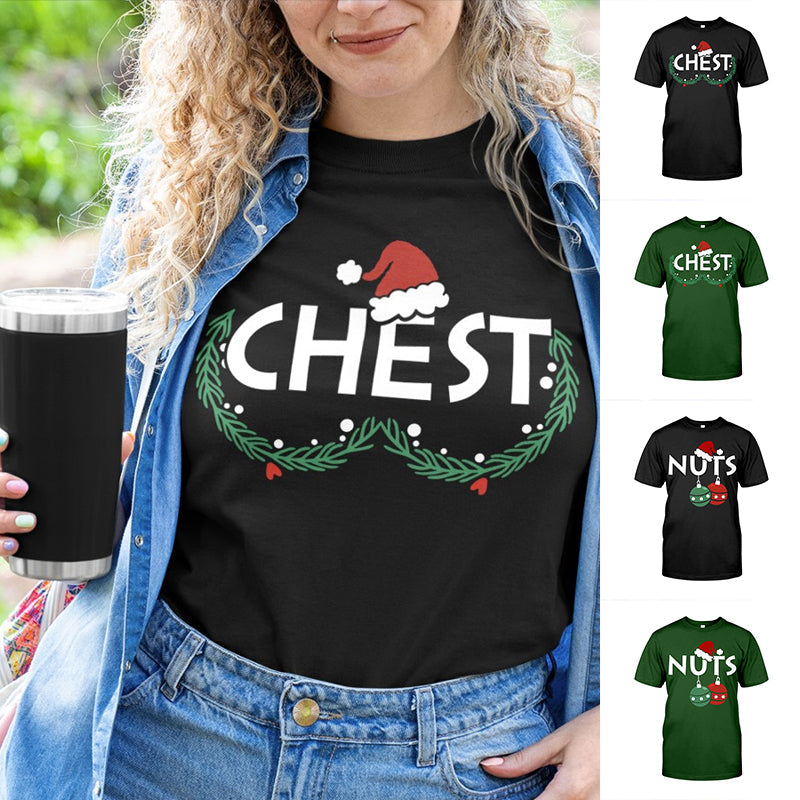 Klassisk matchende par T-shirt