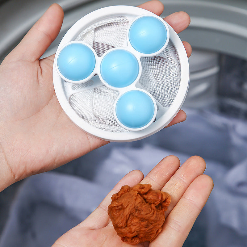 Hårfilterposer i mesh til vaskemaskine