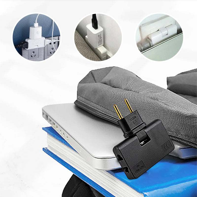 Drejelig stikkontaktkonverter