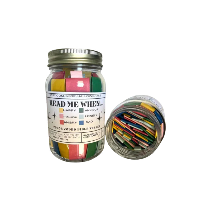 Bibelvers i glaskrukke