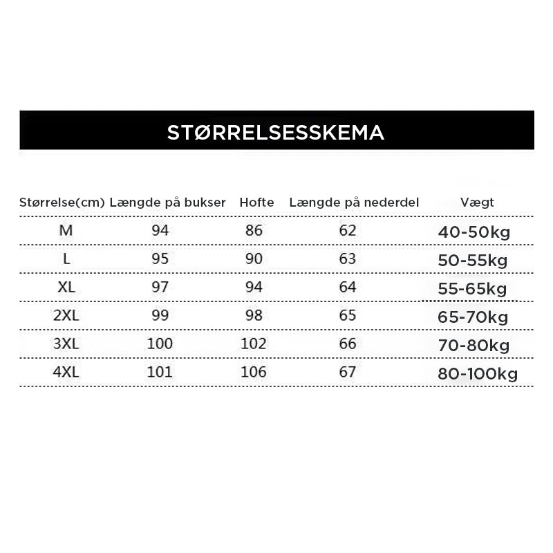 Vinter termiske fleece leggings med nederdel