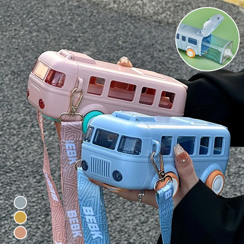 Praktisk drikkedunk i busform