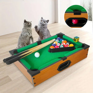 Mini pool bord interaktivt kattelegetøj