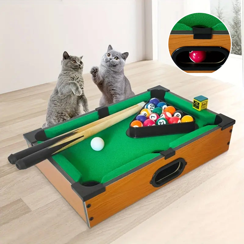 Mini pool bord interaktivt kattelegetøj