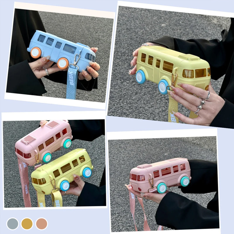Praktisk drikkedunk i busform