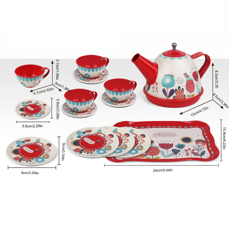 Tea Party Set, Children Pretend Play Toy