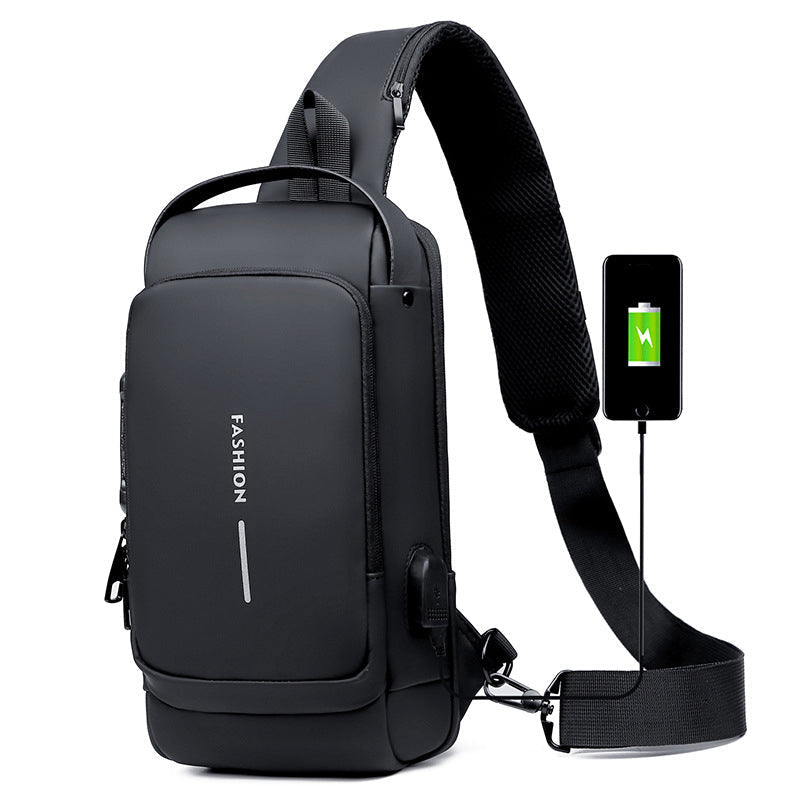 USB Opladelig Tyverisikret Sling/Skulder sportstaske